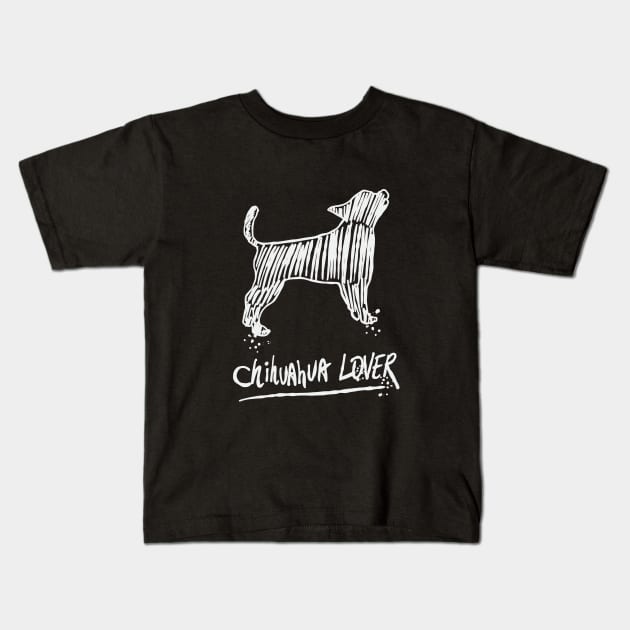 Chihuahua Lover Kids T-Shirt by MikeBrennanAD